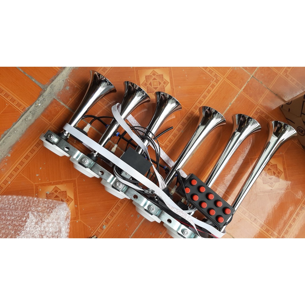 Còi hơi 6 loa chất lượng cao-24v