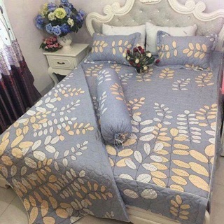 Bộ Ga gối Poly trần bông