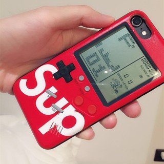 Ốp lưng case chơi game boy cho iphone từ 6 - X (tặng kèm 2 viên pin)