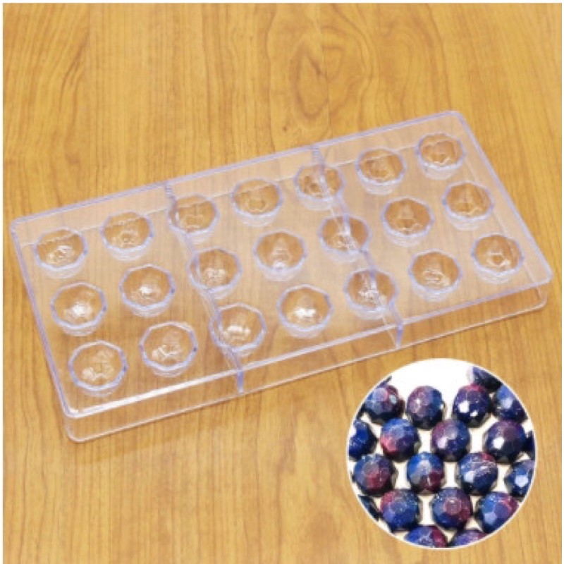 Khuôn bon bon đổ socola hình kim cương