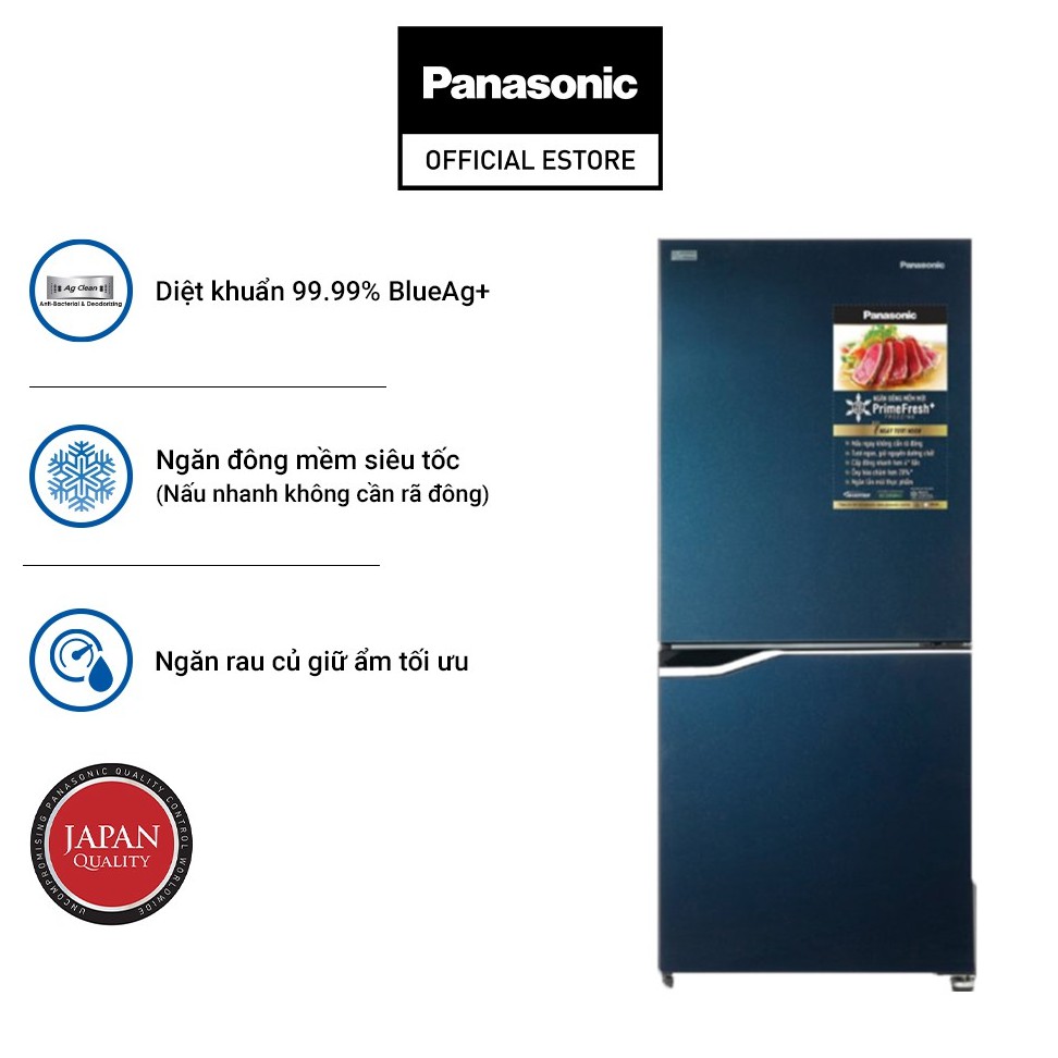 Tủ Lạnh 2 Cánh Panasonic 255 Lít NR-BV280GAVN - Hàng Chính Hãng