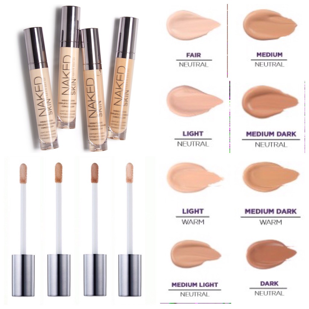 Urban Decay - Kem Che Khuyết Điểm Naked Skin Weightless Complete Coverage Concealer 5ml