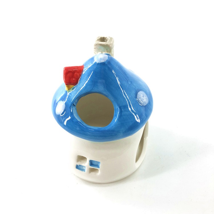 [ TẶNG BÁNH CHÂN CÚN ] nhà sứ nấm 3 màu cho hamster