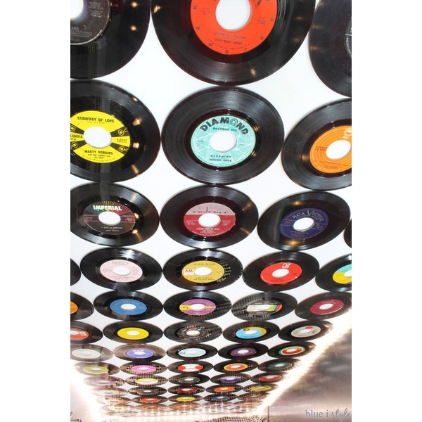 Mô hình đĩa than trang trí bằng nhựa 30cm, giúp tạo cá tính cho không gian