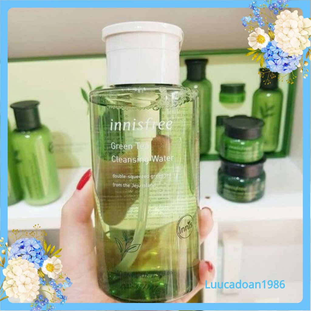 [𝗕𝗜𝗚𝗦𝗔𝗟𝗘] NƯỚC TẨY TRANG INNISFREE TRÀ XANH 300ml- Hàn quốc | BigBuy360 - bigbuy360.vn