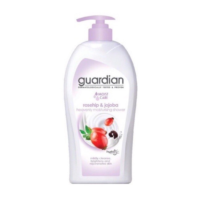 Sữa Tắm Guardian Dưỡng Ẩm Rosehip &amp; Jojoba Heavenly Moisturising Shower 1000ml / 1L