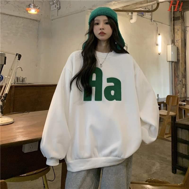 Bộ nỉ cotton chữ Aa H2B688