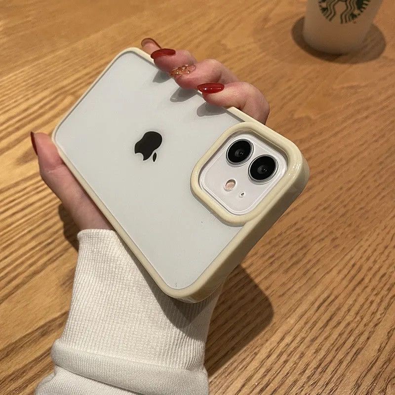 ✧The new high-definition transparent Apple 11promax mobile phone case 11pro acrylic iPhone 12 lovers all-inclusive 12pro anti-fall men and women | BigBuy360 - bigbuy360.vn