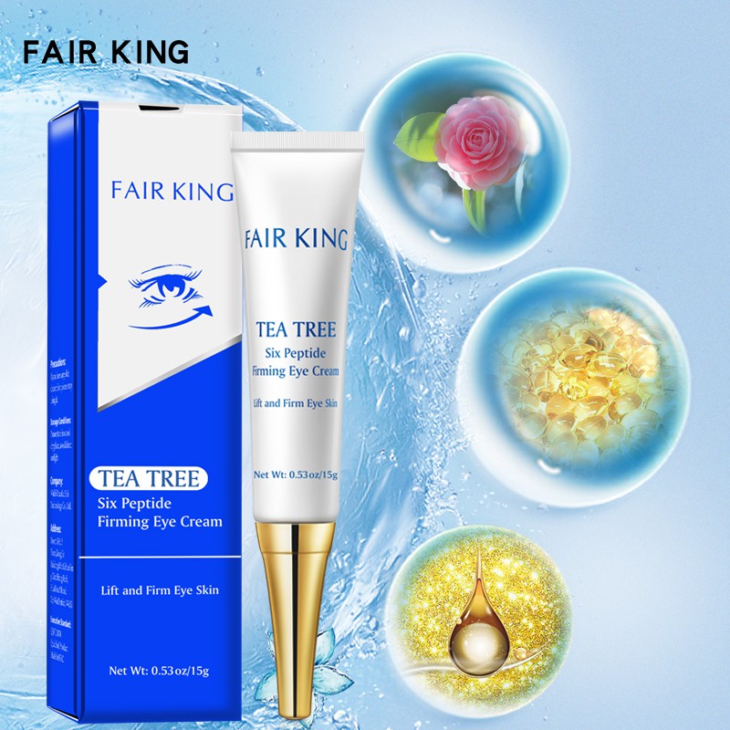 Kem dưỡng da mắt FAIR KING Six Peptide chống nếp nhăn lão hóa loại bỏ quầng thâm bọng mắt dưỡng ẩm làm trắng da 15g