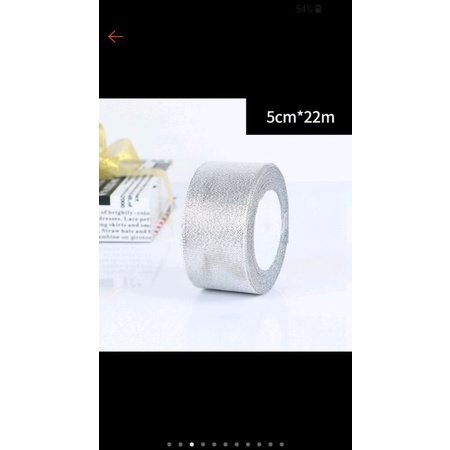 Ruy băng kim tuyến vàng / bạc 5cm