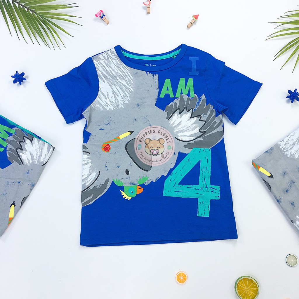 Áo Blue Koala Graphic 'I Am 4' T-Shirt TU Clothing