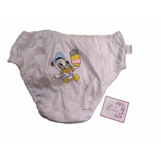 Quần chip cotton bo viền bé gái in hình ngộ nghĩnh