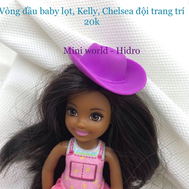 Phụ kiện cho búp bê Chelsea, Kelly, baby. Mũ nón cho búp bê Chelsea, Kelly, baby.