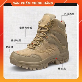 ( BH 1 đổi 1 )  Giày Leo Núi Cổ Cao Chống Trượt Chất Lượng Cao Cho Nam ! " -sale1