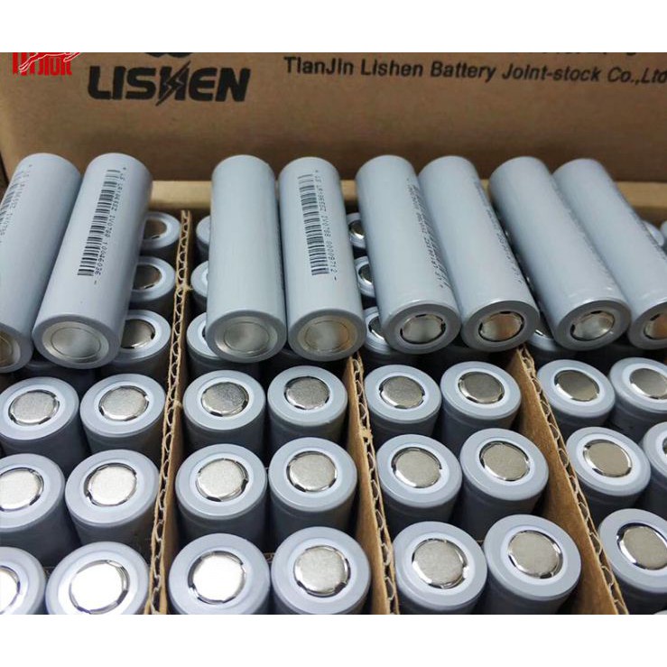 Cell Pin18650 lishen xám 2000mah xả 10C 20A - Cam kết chính hãng - Hàng New 100%