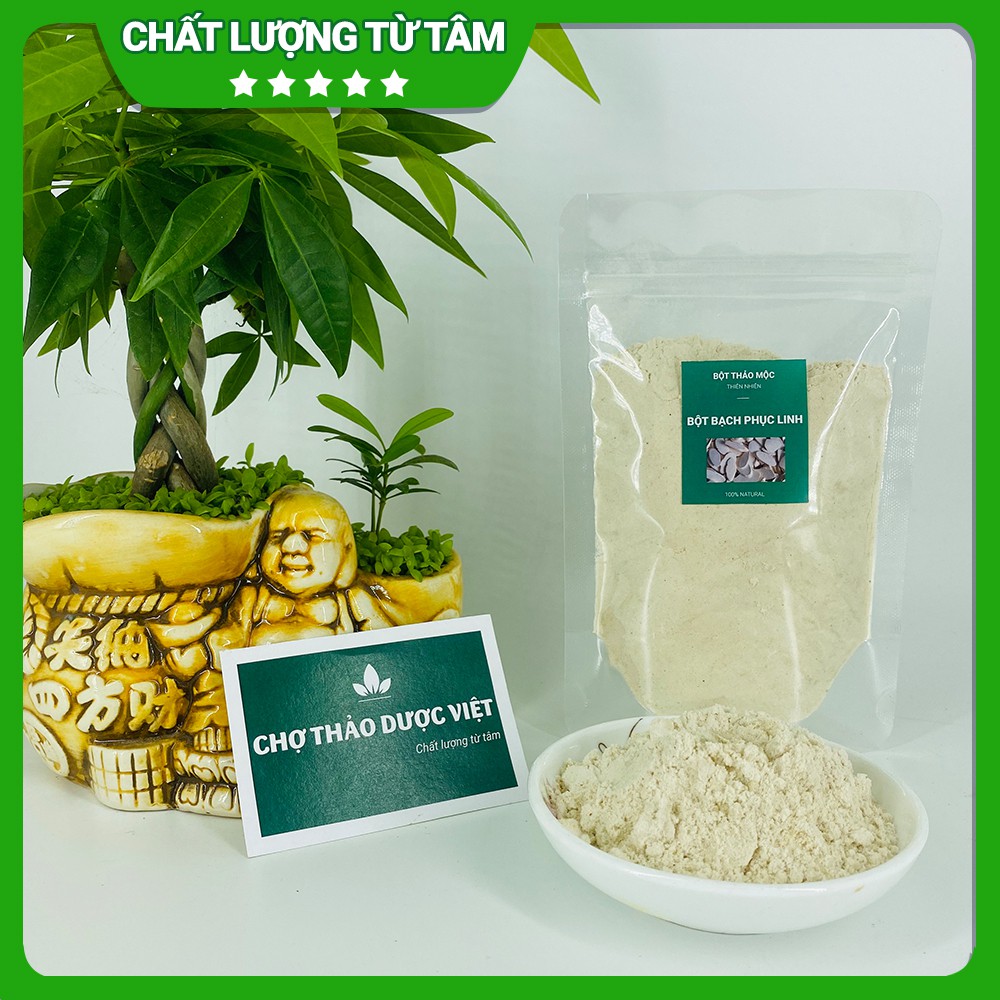 [Giá Sỉ] 1kg Bột Bạch Linh Nguyên Chất (Khô, Thơm, Sạch)