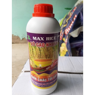 Phân bón lá vô gạo nhanh - chín chắc tới cậy, lá đòng xanh, chắc hạt, to hạt - chai 1 lít