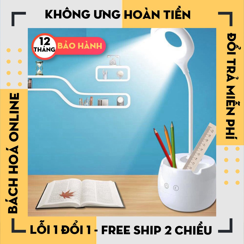 [Hàng Loại 1] Đèn bàn học sạc tích điện - đèn led đọc sách chống cận cho bé