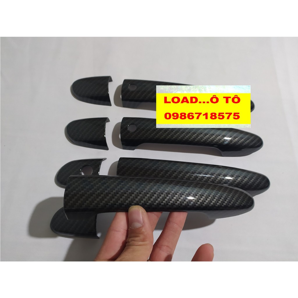 Bộ Ốp tay Nắm Và Hõm Cửa Mazda CX5 2022-2020 Mẫu carbon Cao Cấp