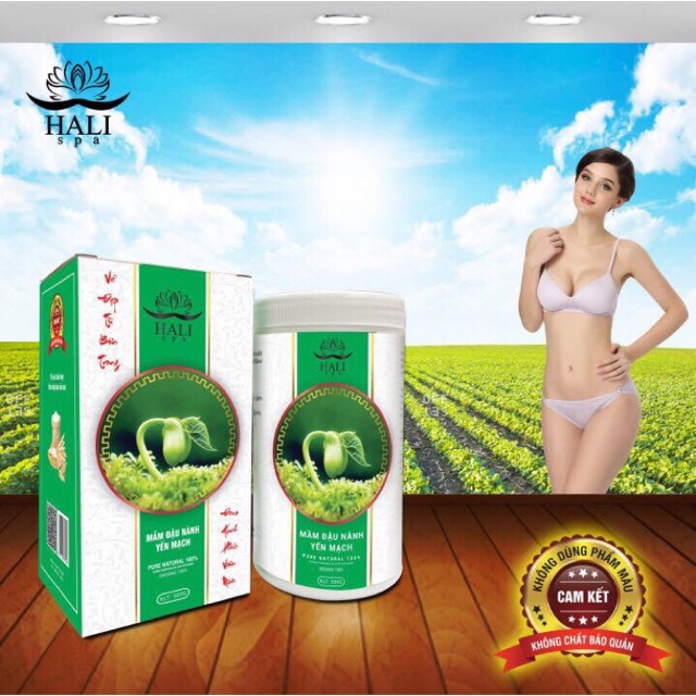 Mầm đậu nành Hali spa