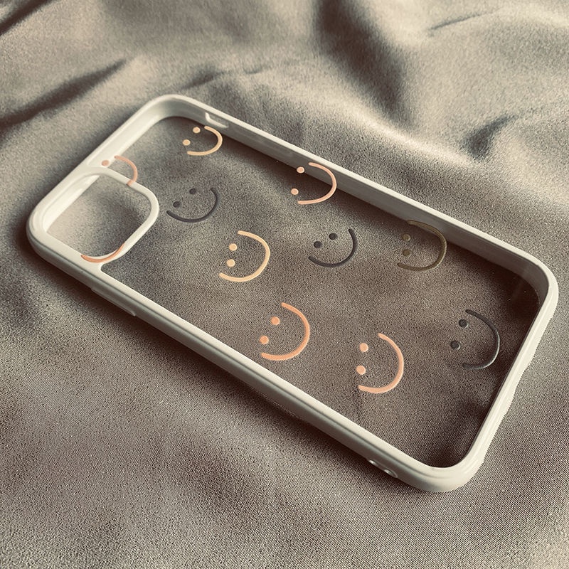Ốp Điện Thoại Trong Suốt Chống Rơi In Hình Mặt Cười Cá Tính Cho Apple 11/12/13Promax Iphone78plus X/Xsxr