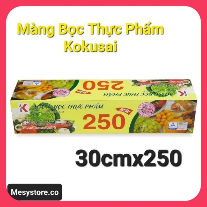 Màng Bọc Thực Phẩm Kokusai 30cmx250 Màng PVC