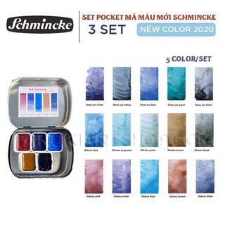 Set pocket màu nước Schmincke 15 mã mới 2020
