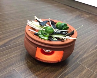 Bếp đốt bồ kết