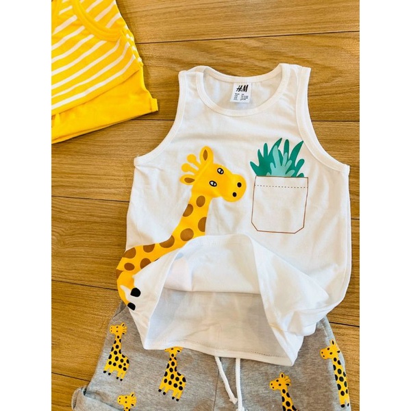 COMBO 2 BỘ HƯƠU VÀNG SAT NÁCH COTTIN CHO BÉ