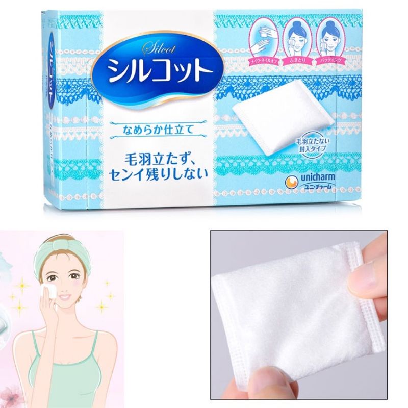 Bông tẩy trang Silcot 82 miếng