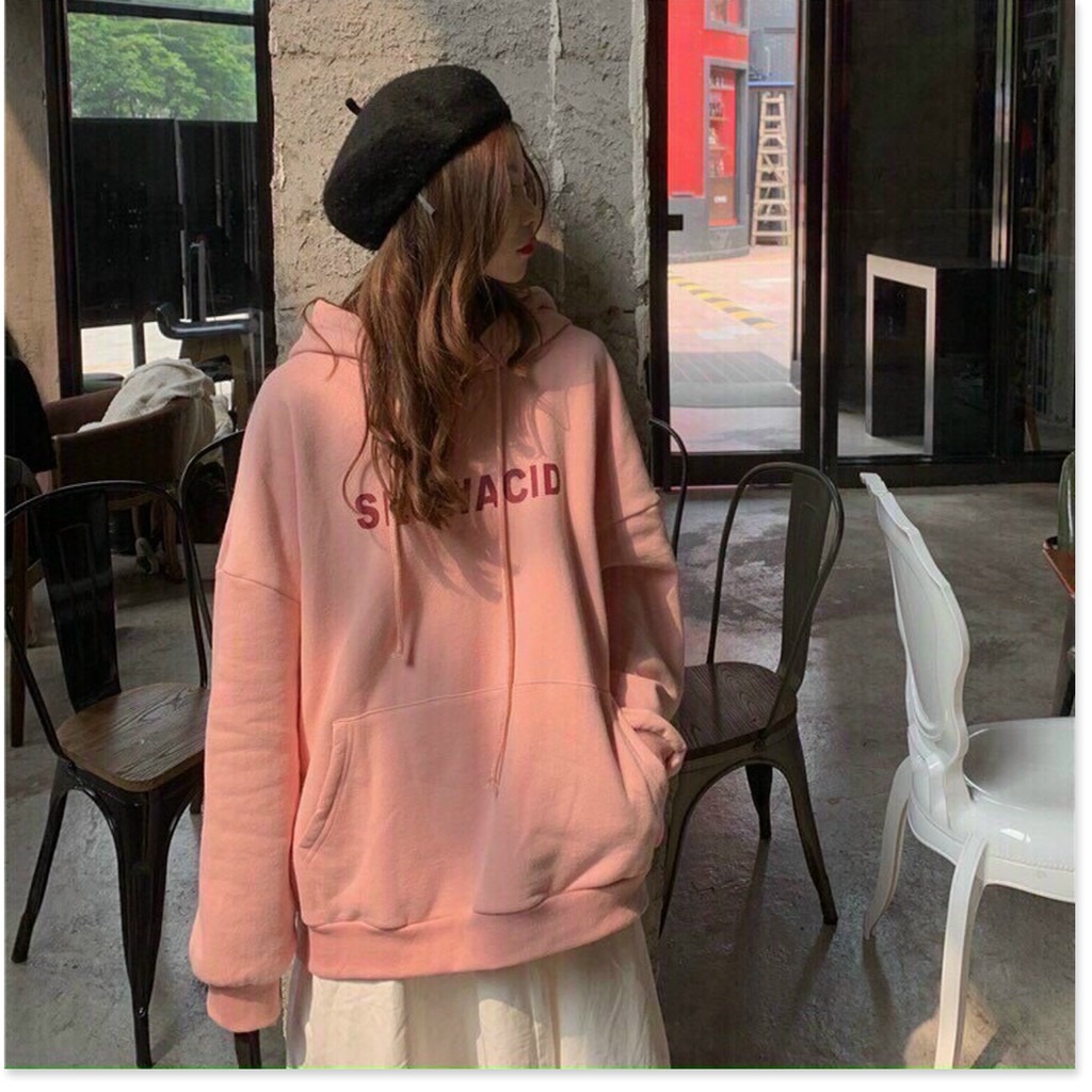 Áo Hoodie Mẫu SLOWACID Form Tay Dài Nỉ Mịn Unisex Nam Nữ HotTrending! MTB DYDY