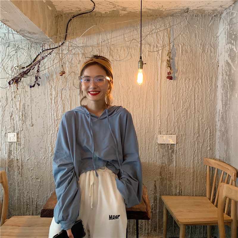 Áo Croptop Hoodie Tay Phồng Siêu Yêu Full màu | BigBuy360 - bigbuy360.vn