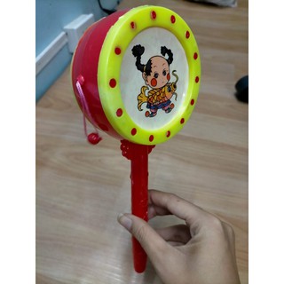 Đồ chơi trống lắc cầm tay cho bé, đồ chơi trẻ nhỏ