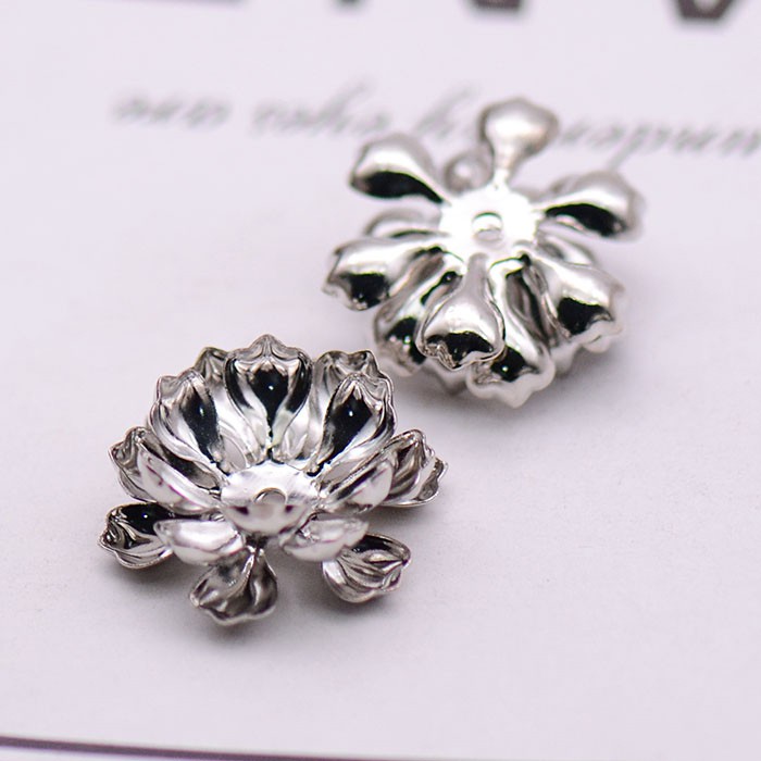 [Nguyên liệu làm trâm] 1 phiến hoa sen 6 cánh 3 lớp 23mm | BigBuy360 - bigbuy360.vn