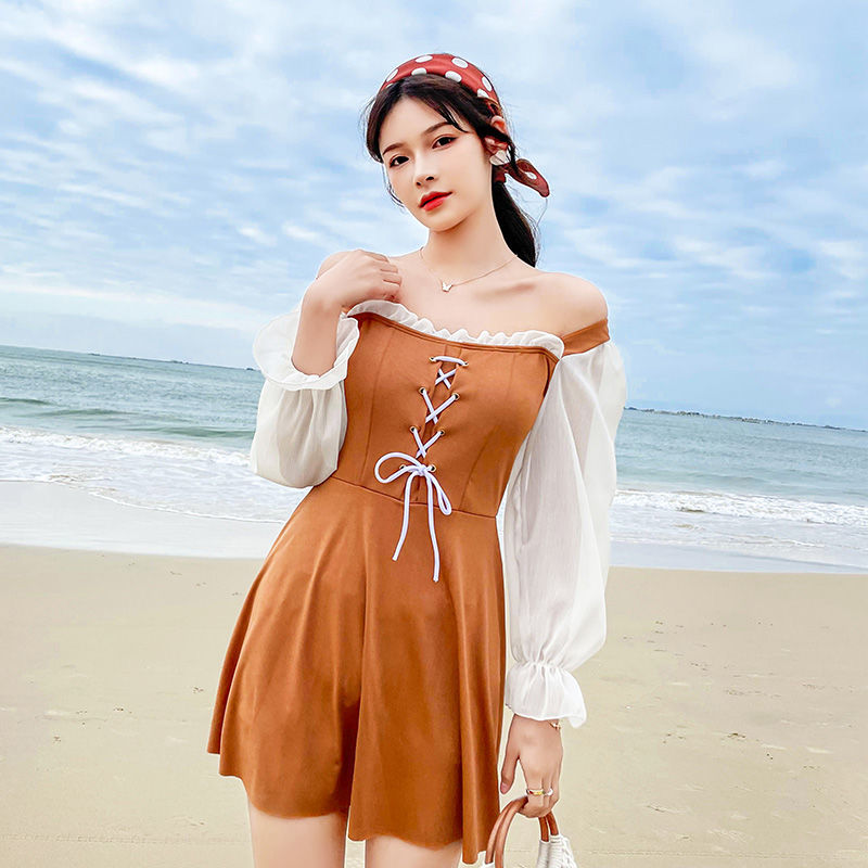 Đồ Bơi Nữ Một Mảnh Phong Cách Hàn Quốc 2021 | BigBuy360 - bigbuy360.vn