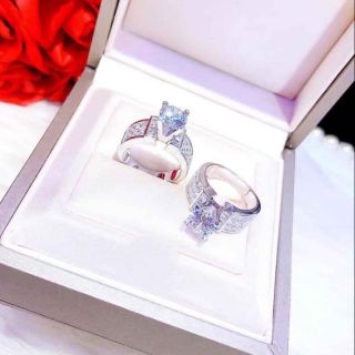Nhẫn bạc ý cao cấp xi kim sang trọng