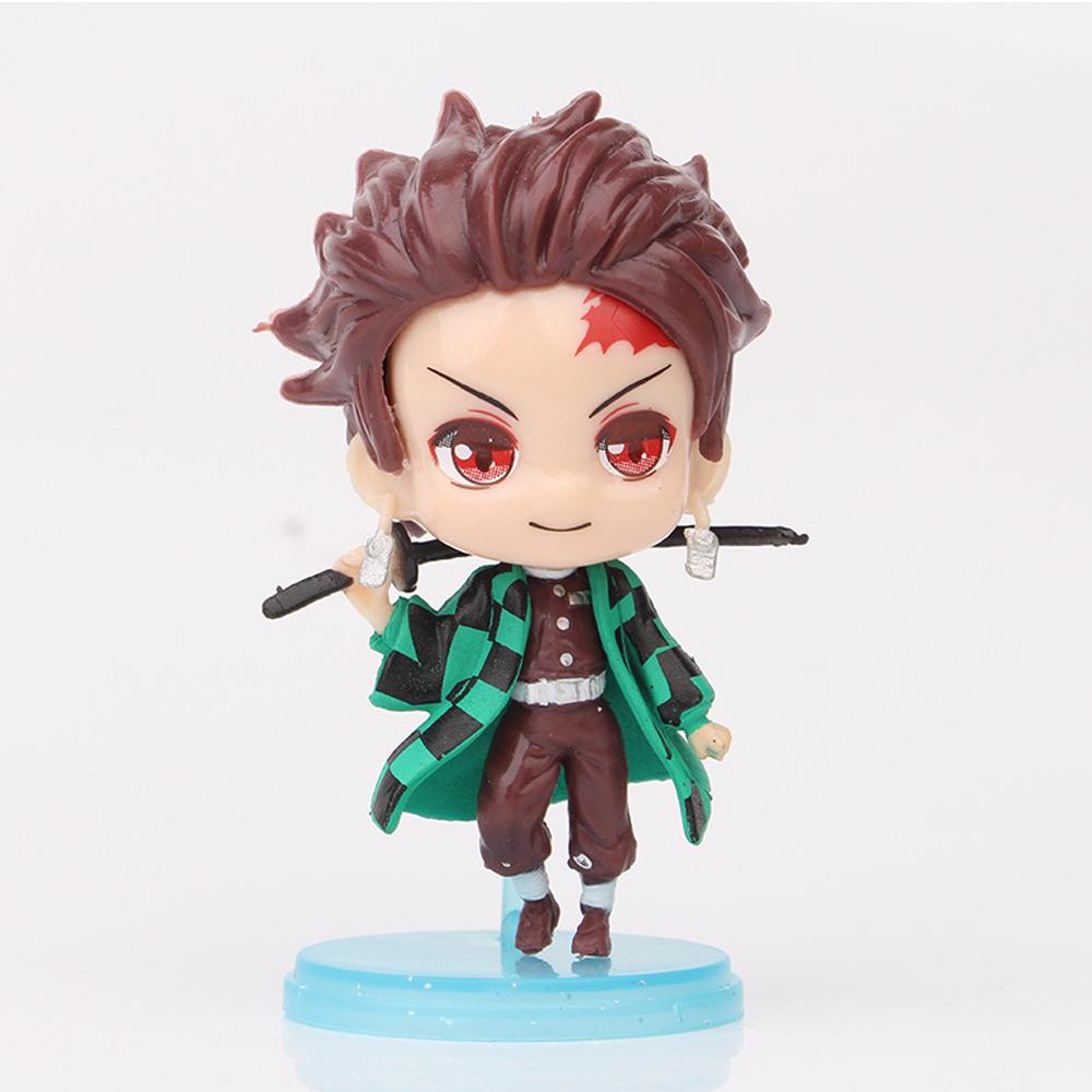 Set 5 Mô Hình Nhân Vật Phim Hoạt Hình Demon Slayer 15H Bằng PVC