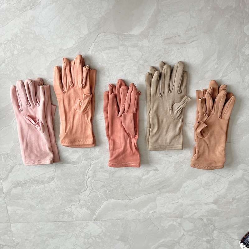 Bao tay vải cotton dày đi nắng, Găng tay Nữ