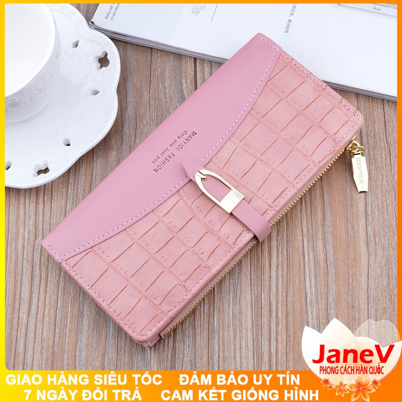 Ví Nữ Dài Cầm Tay Cao Cấp Sang Trọng Phong Cách Hàn Quốc TVNN395