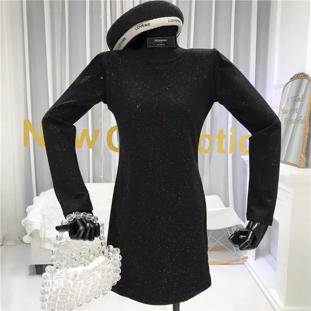 sẵn Đầm ôm body tay dài hở lưng chéo dây đính đá dự tiệc hàng Quảng châu。BỐN ẢNH THẬT CUỐI 	 J0158 | BigBuy360 - bigbuy360.vn