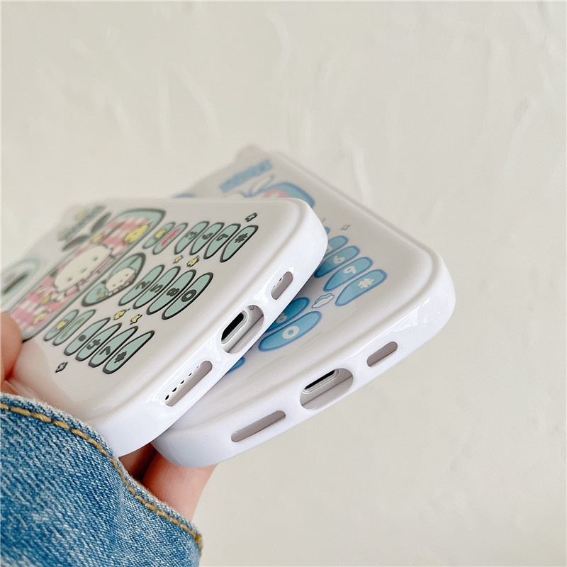 Ốp Điện Thoại Silicon Mềm Trong Suốt Họa Tiết Cún Hoạt Hình Cho IPhone 13 Pro MAX 12 11 Pro MAX XS MAX XR X
