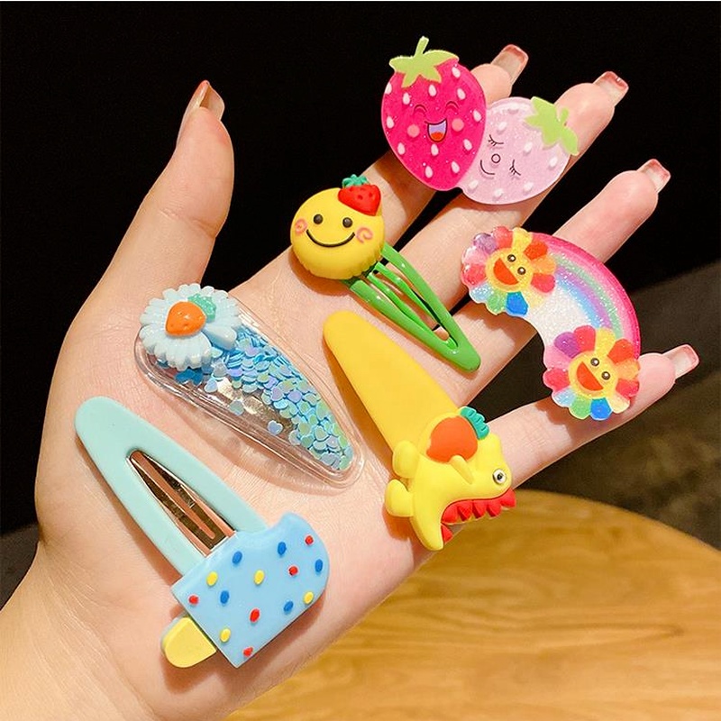 Kẹp tóc hình trái cây dễ thương thời trang cho nữ