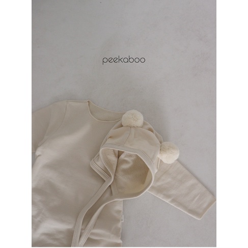 (Chính hãng) Mũ gấu quả bông bộ Morning 2022 co giãn PEEKABOO made in Korea thời trang trẻ em cho bé