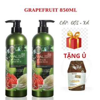Dầu gội cặp BƯỞI -Grapefruit 850ml ( cả cặp gội + xả 2 chai) [ SALE MẠNH ]tang u kar