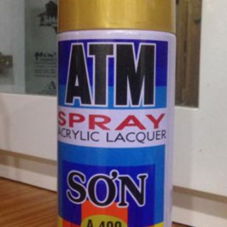 Sơn phun ATM màu vàng đồng