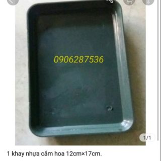 Khay nhựa cắm hoa 0,5 viên xốp