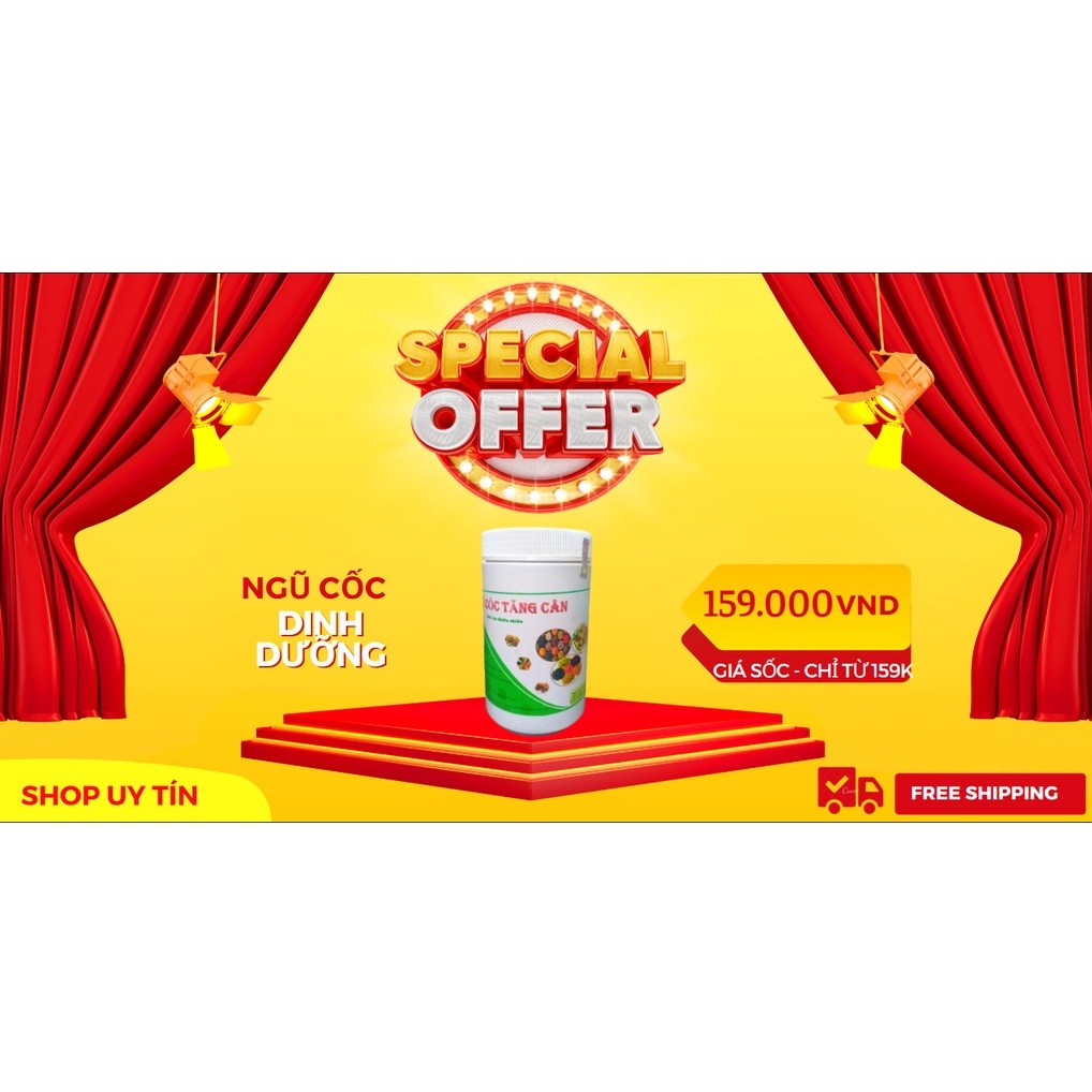 ( Hàng có sẵn ) Ngũ Cốc Dinh Dưỡng, Special Version, hỗ trợ tăng cân