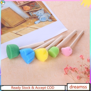 Set 5 Cọ Bọt Biển Vẽ Tranh Cho Bé