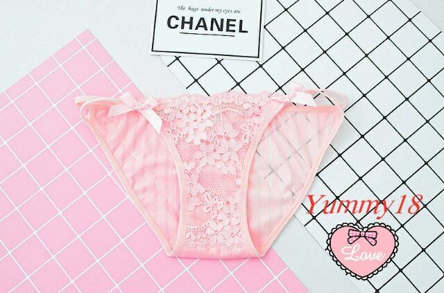 Quần chip ren sọc, dây hông đôi sexy