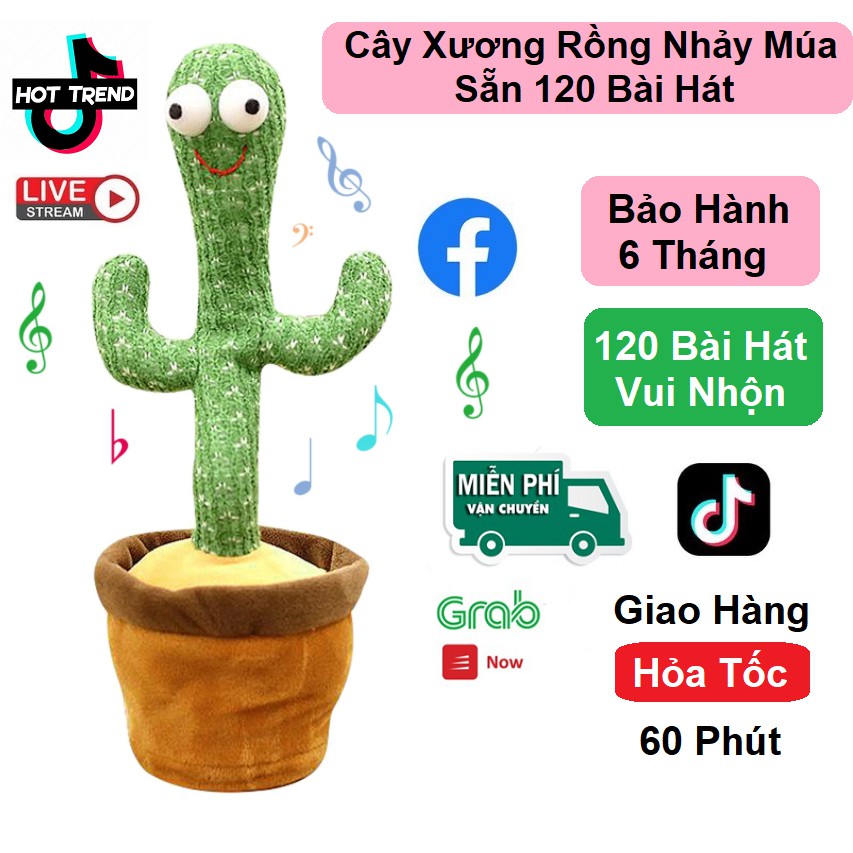 Cây Xương Rồng Nhảy Múa Theo Nhạc, Có 120 Bài Hát Và Ghi Âm - Vui Nhộn - Giải Trí Cực Mạnh - Hot Tiktok